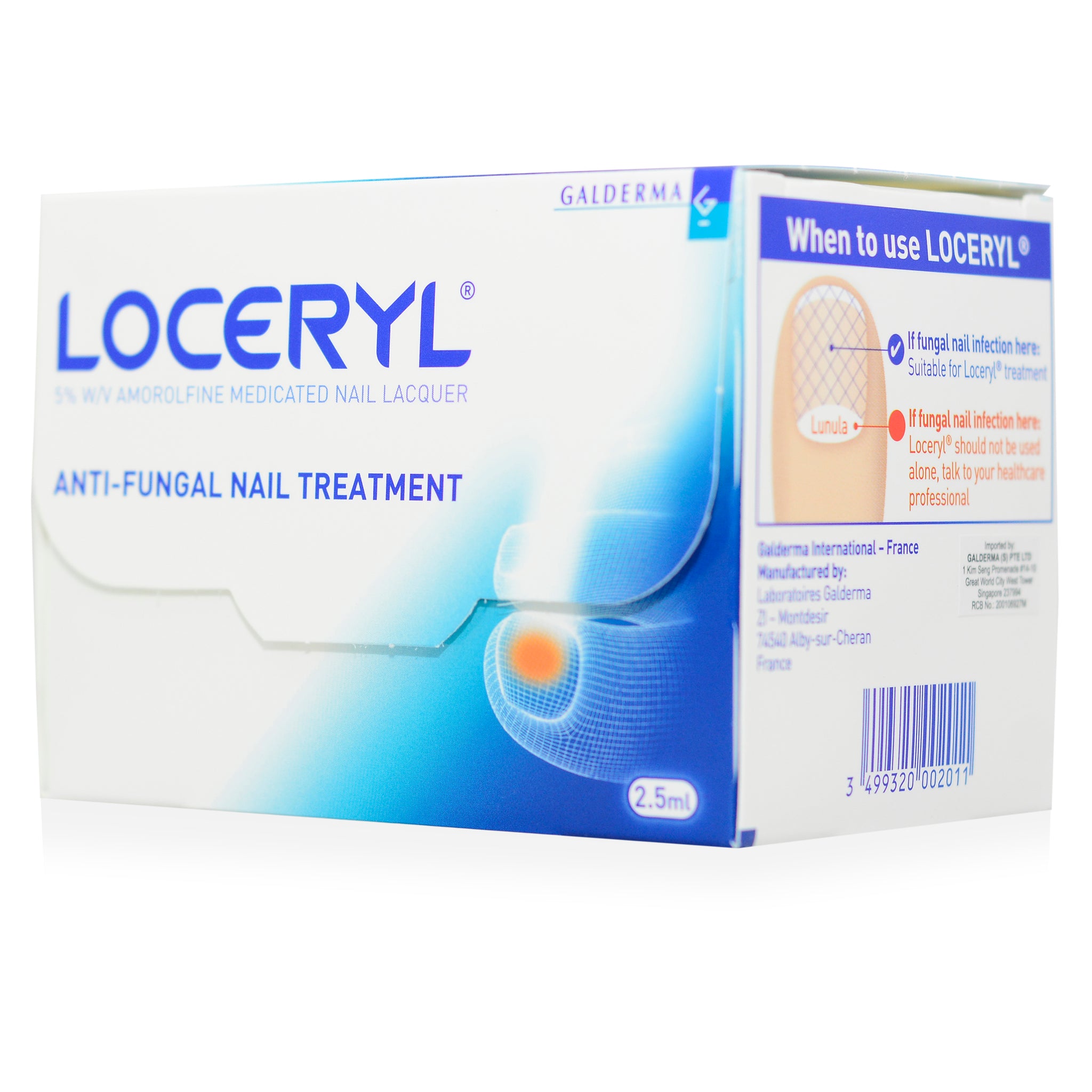 Loceryl Curanail 5% Nail Lacquer Amorolfine Treatment - Mediboost Healthcare